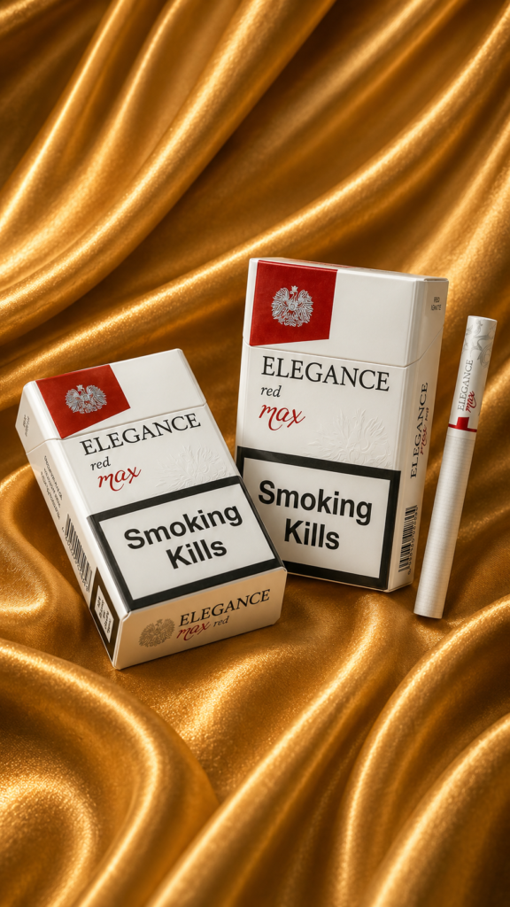 ELEGANCE REDMAX มวนใหญ่ — บุหรี่นำเข้า Buri78