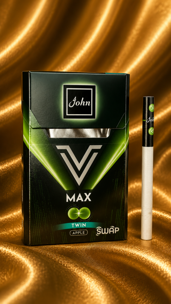 John แอปเปิ้ล V-Max (2 เม็ดบีบ) — บุหรี่นำเข้า Buri78