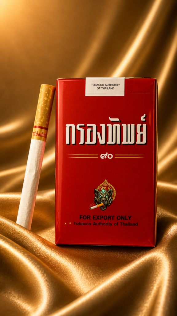 Krongthip แดง (ซองอ่อน) — บุหรี่นำเข้า Buri78