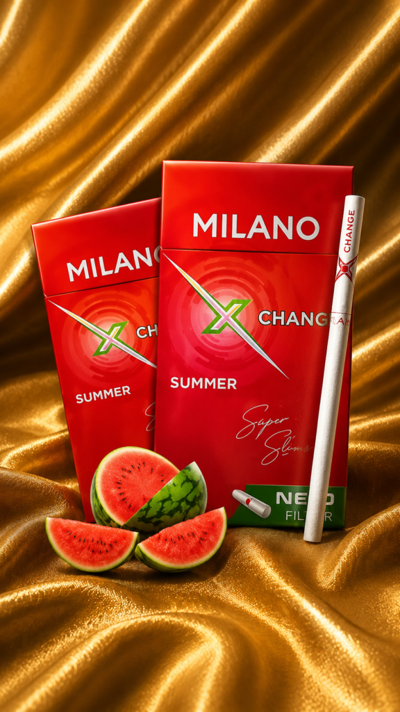 Milano แตงโม มวนสลิม (1 เม็ดบีบ) — บุหรี่นำเข้า Buri78