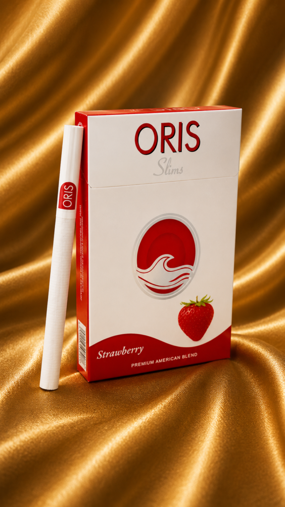 Oris สตอเบอรี่ (ร้อน-มวนสลิม) — บุหรี่นำเข้า Buri78