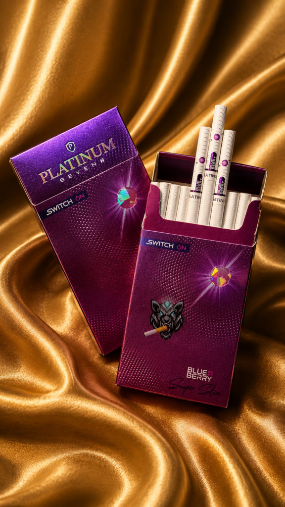 Platinum บลูเบอรี่ (1 เม็ดบีบ) — บุหรี่นำเข้า Buri78
