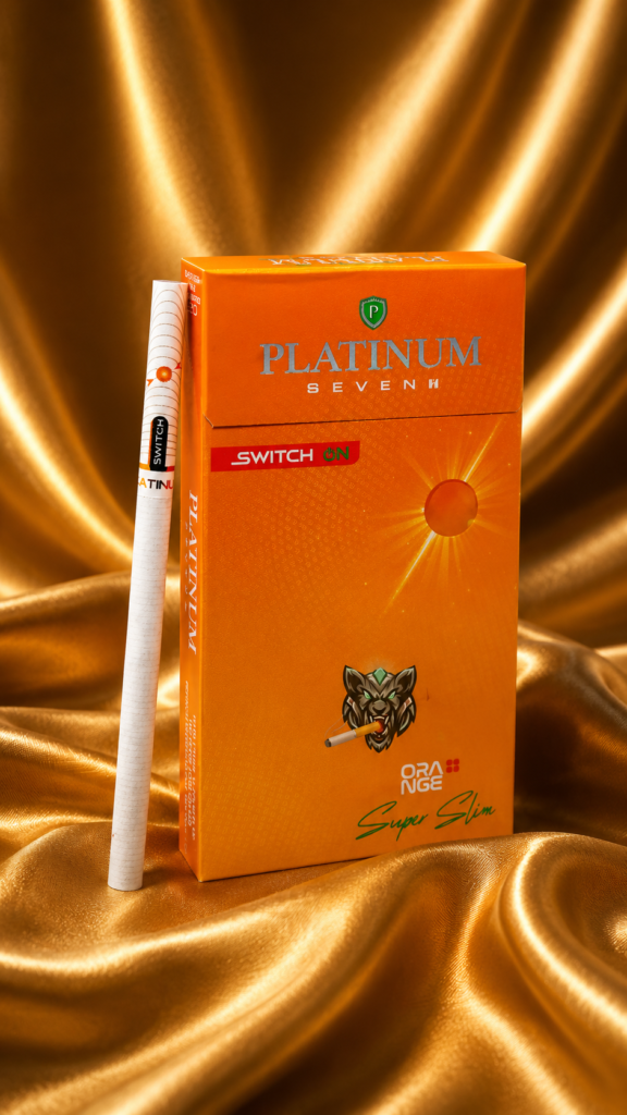 Platinum ส้ม (1 เม็ดบีบ) — บุหรี่นำเข้า Buri78