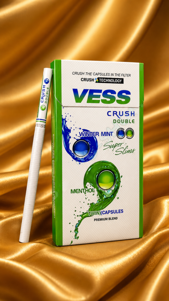 Vess เมนทอล (2 เม็ดบีบ) — บุหรี่นำเข้า Buri78